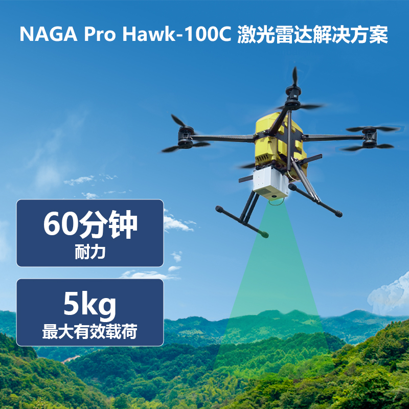 NAGA PRO Hawk-100C激光雷達解決方案